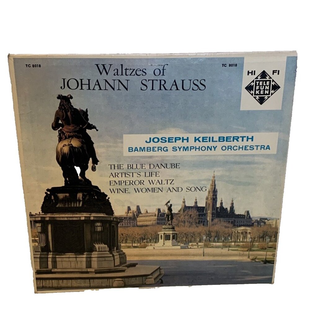 Joseph Keilberth Waltzes Of Johann Strauss (Vinyl, 1959) Telefunken TC-8018 VG+